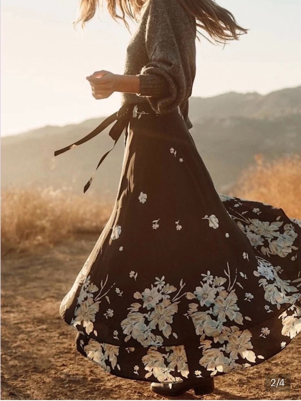 Christy Dawn James Wrap Skirt